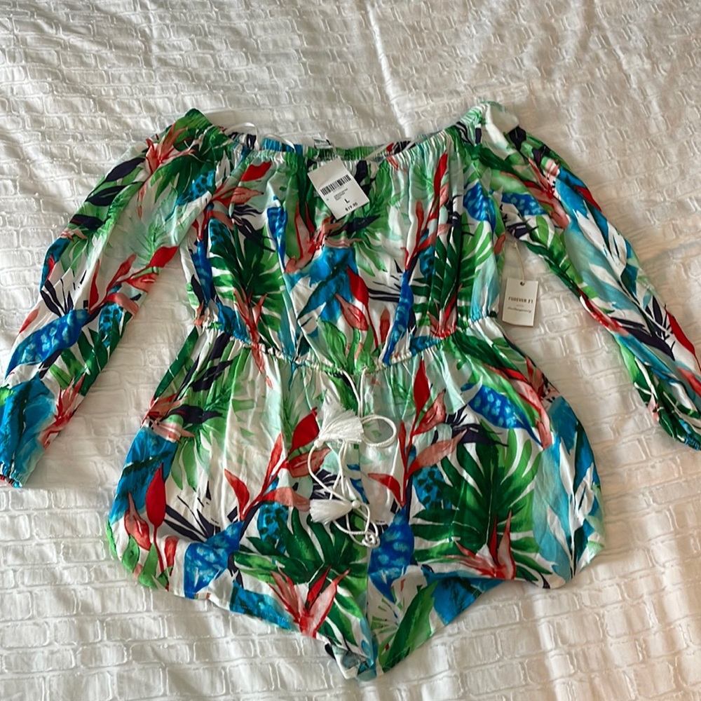 Off the shoulder romper